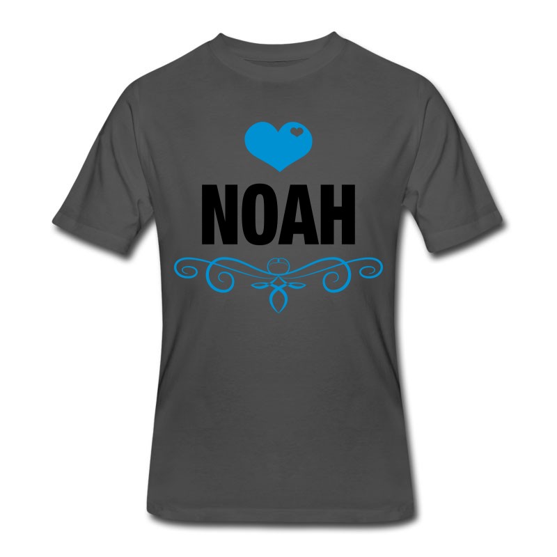 Men's Noah, Love, Hearts, Baby, Boys, Birthday, Gifts T-Shirt