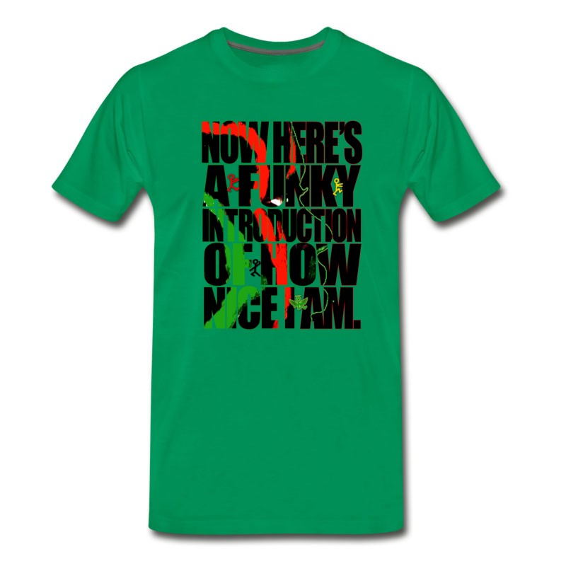 Men's NOW HERE'S A FUNKY INTRODUCTION OF HOW NICE I AM T-Shirt