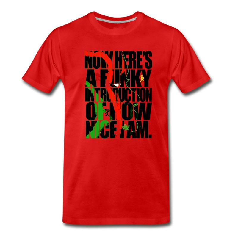 Men's NOW HERE'S A FUNKY INTRODUCTION OF HOW NICE I AM T-Shirt