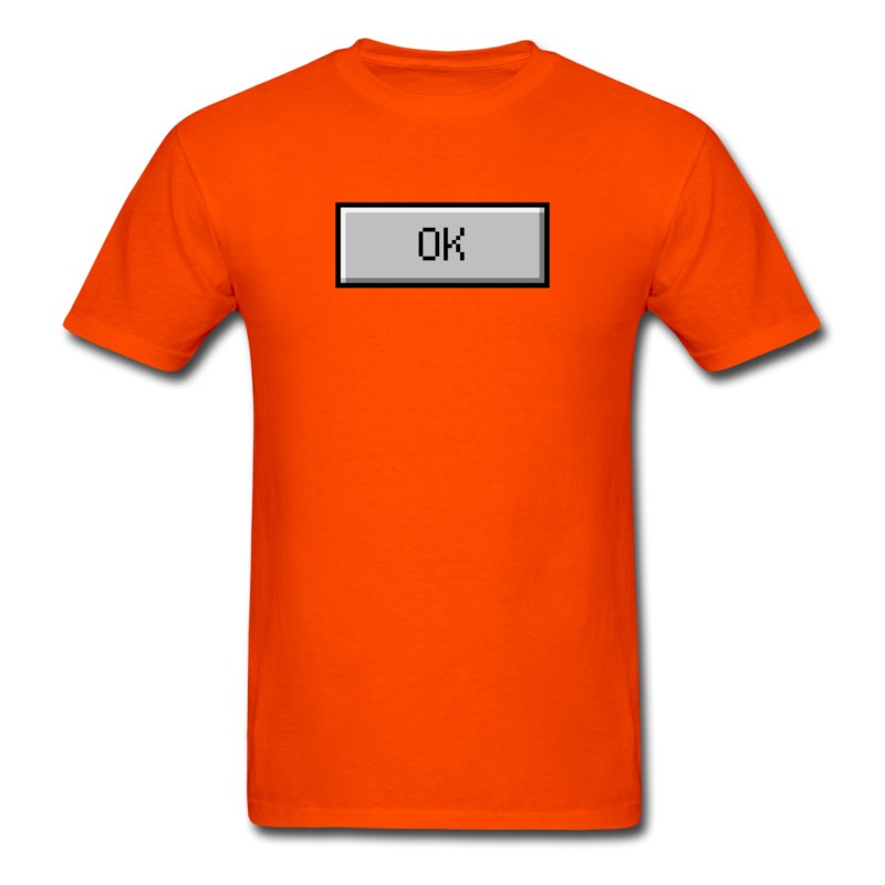 Men's OK Windows Button - Aesthetic Vaporwave T-Shirt