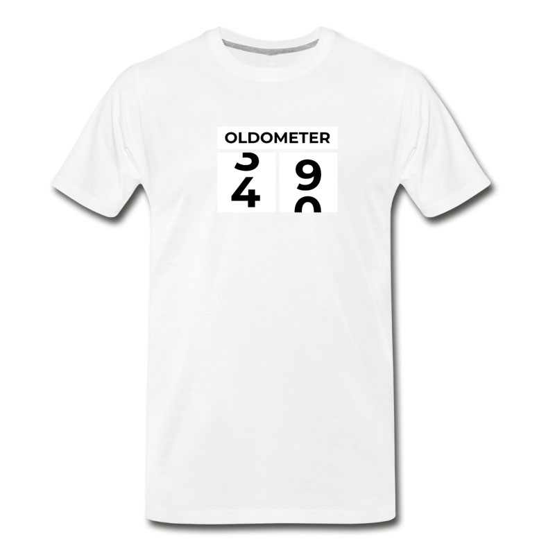 Men's Oldometer 40 Year Old Birthday Funny Sarcastic T-Shirt