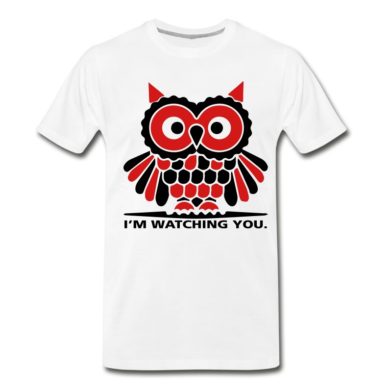 Men's Owl_WatchingU T-Shirt