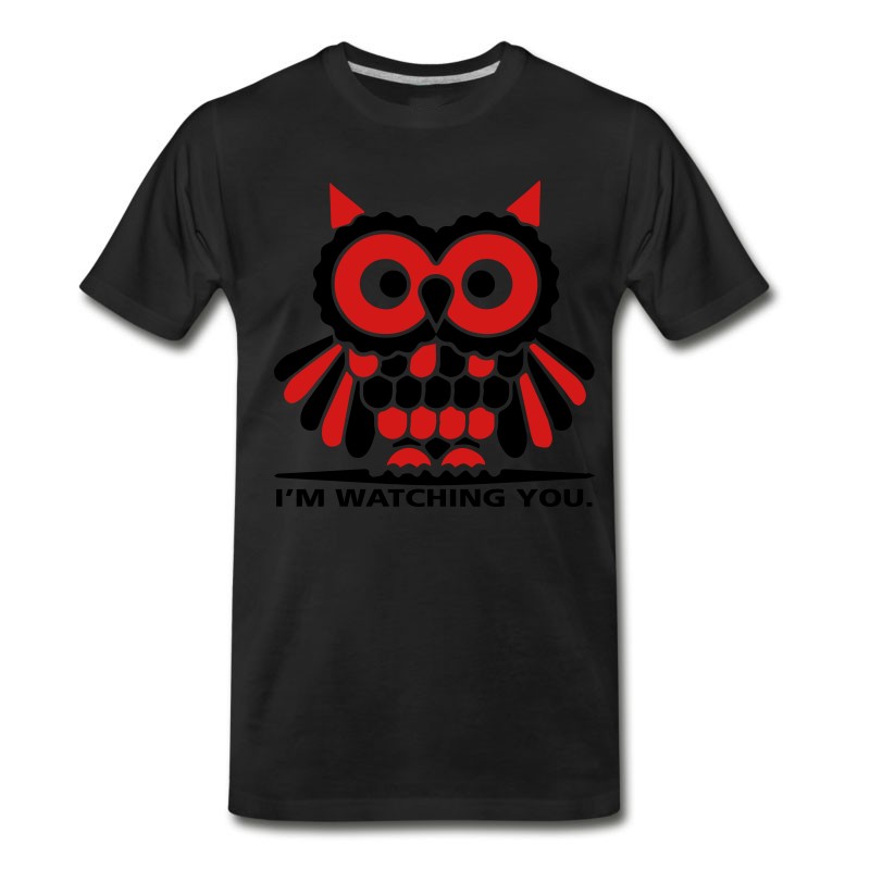 Men's Owl_WatchingU T-Shirt