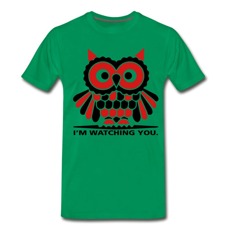 Men's Owl_WatchingU T-Shirt