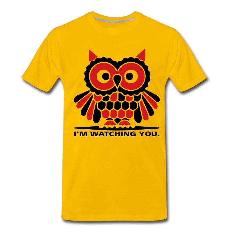 Men's Owl_WatchingU T-Shirt