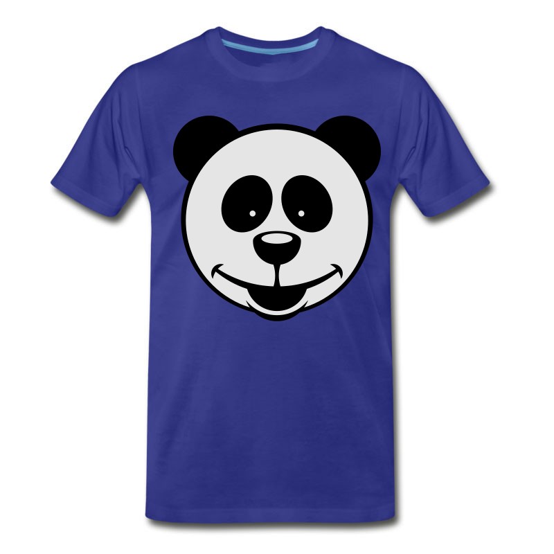 Men's Panda Bear (Smiling / 2C) T-Shirt