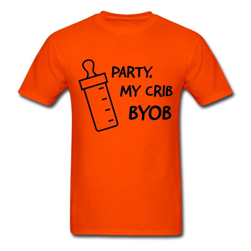 Men's Party My Crib BYOB T-Shirt