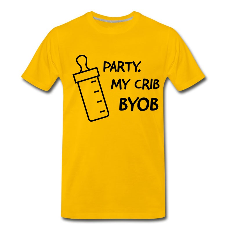 Men's Party My Crib BYOB T-Shirt