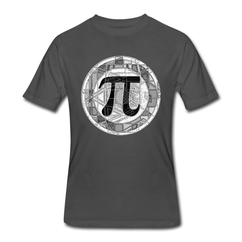 Men's Pi Day Symbol Round T-Shirt