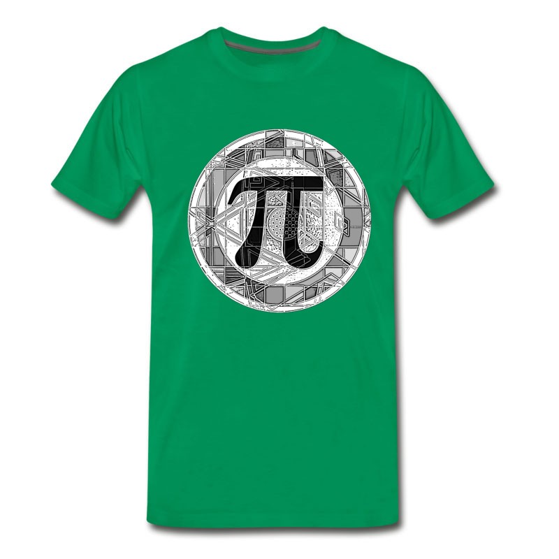 Men's Pi Day Symbol Round T-Shirt