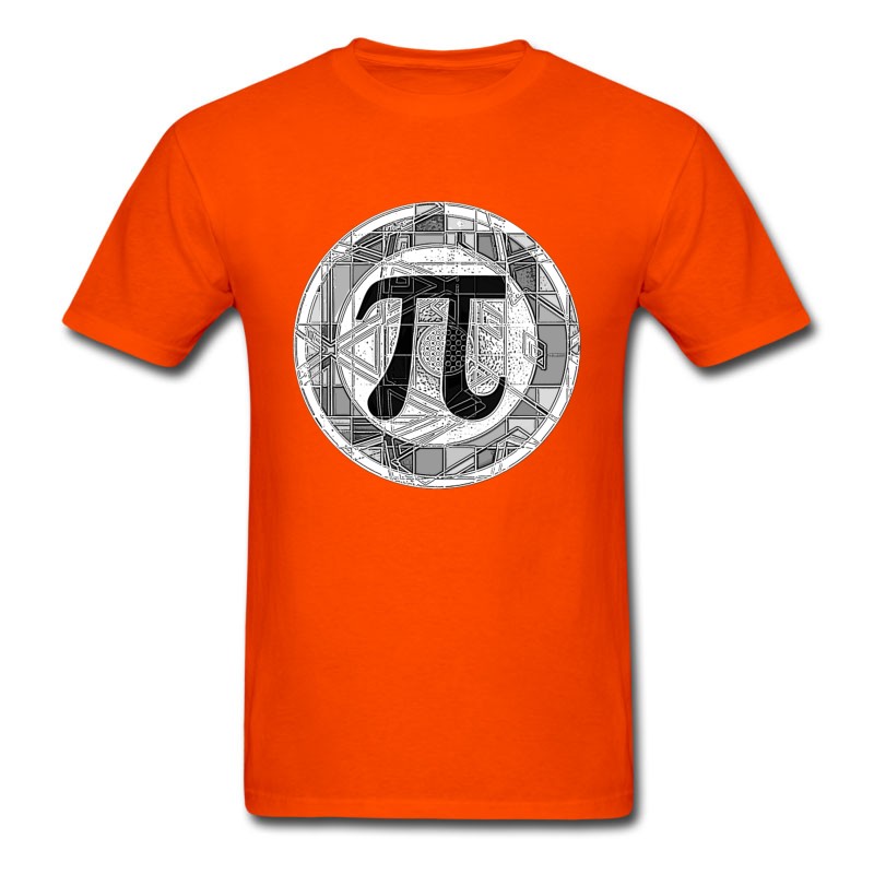 Men's Pi Day Symbol Round T-Shirt