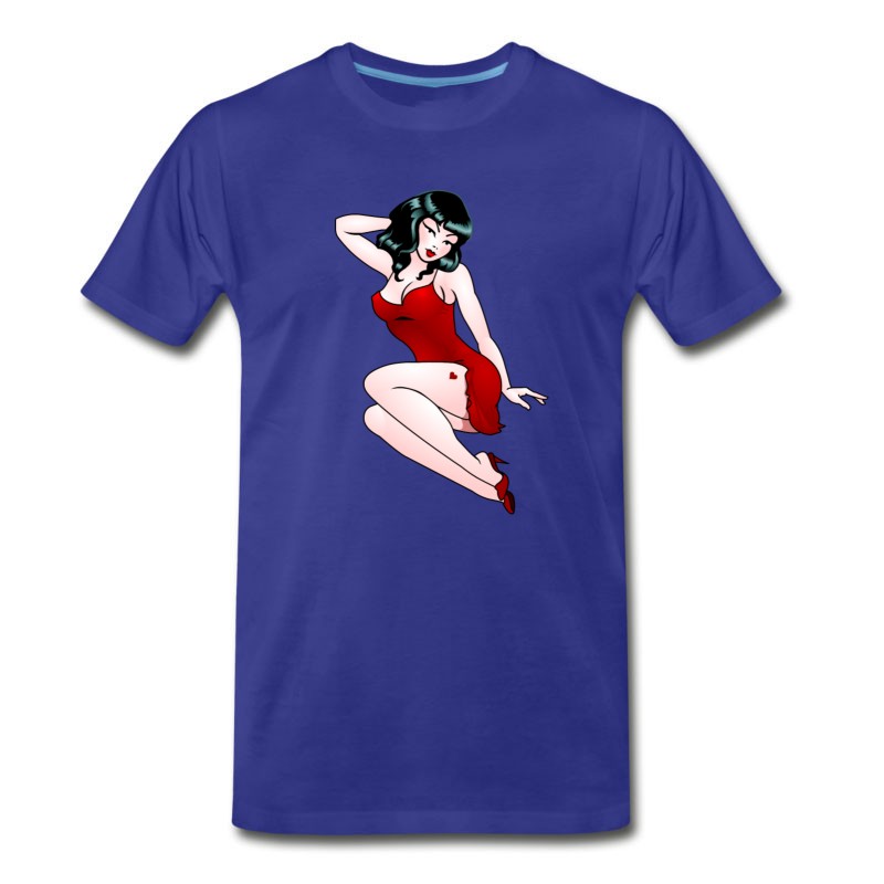 Men's Pin Up Girl Gifts & Shirts Retro 50s Pinup Shirts T-Shirt