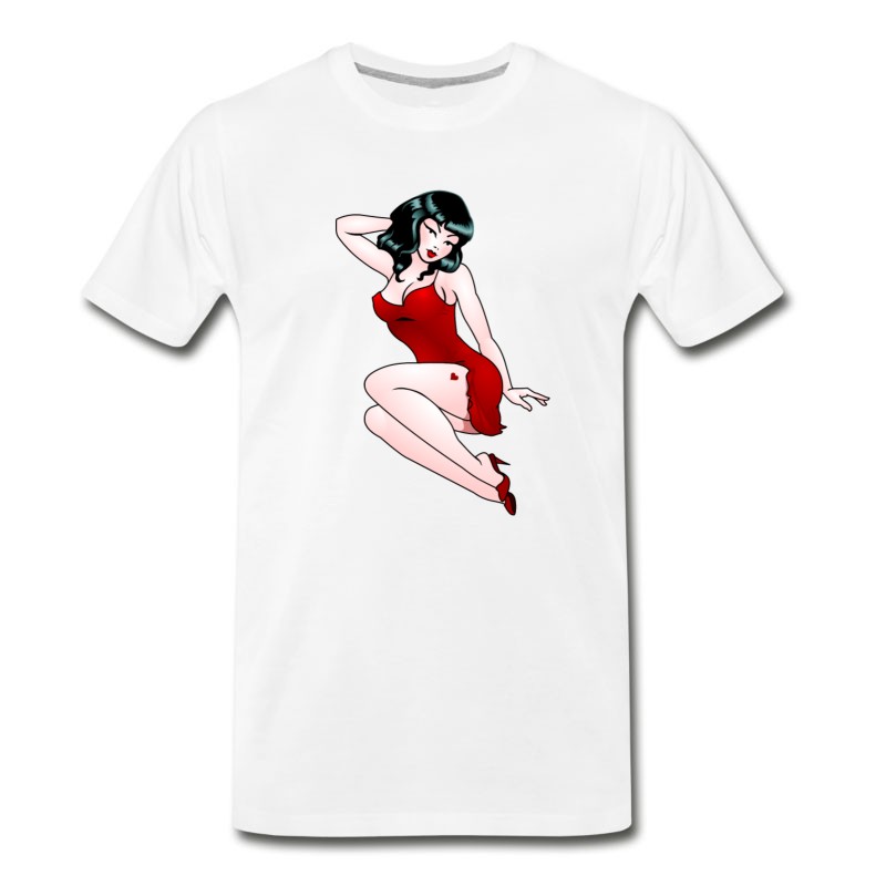 Men's Pin Up Girl Gifts & Shirts Retro 50s Pinup Shirts T-Shirt