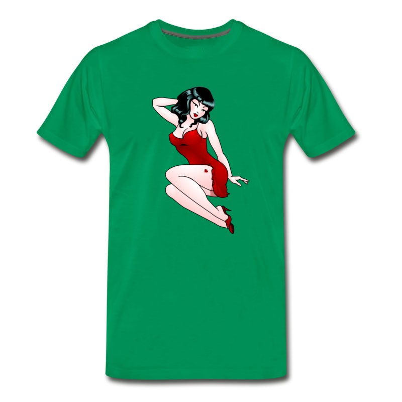 Men's Pin Up Girl Gifts & Shirts Retro 50s Pinup Shirts T-Shirt