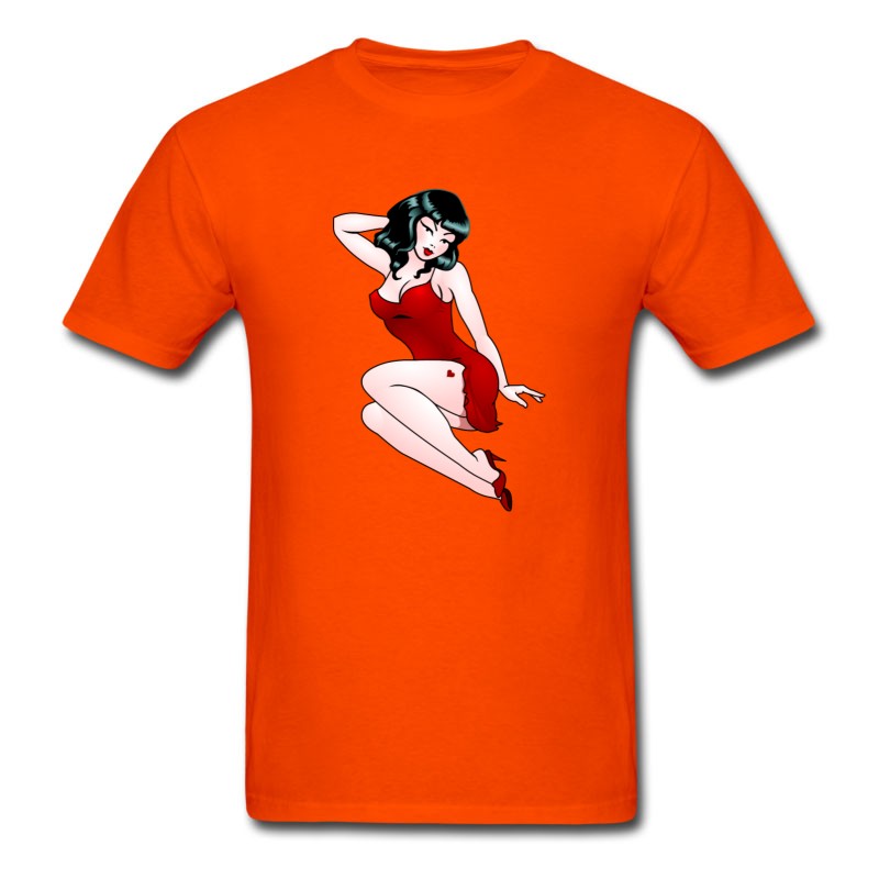 Men's Pin Up Girl Gifts & Shirts Retro 50s Pinup Shirts T-Shirt