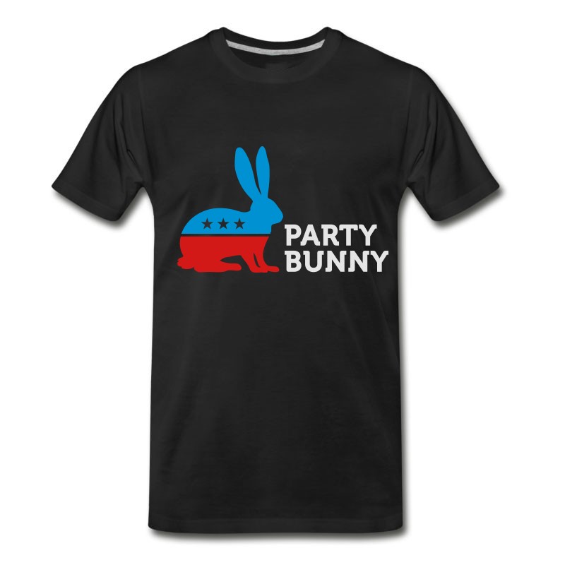 Men's Political Party Animals: Bunny T-Shirt