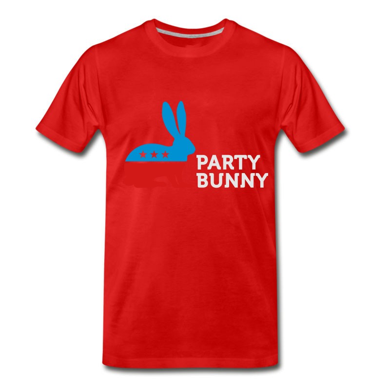 Men's Political Party Animals: Bunny T-Shirt