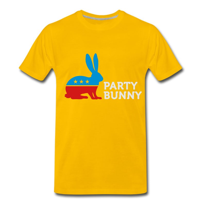 Men's Political Party Animals: Bunny T-Shirt