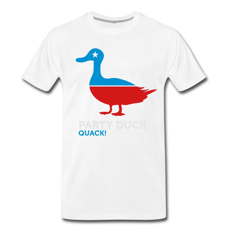 Men's Political Party Animals: Duck T-Shirt