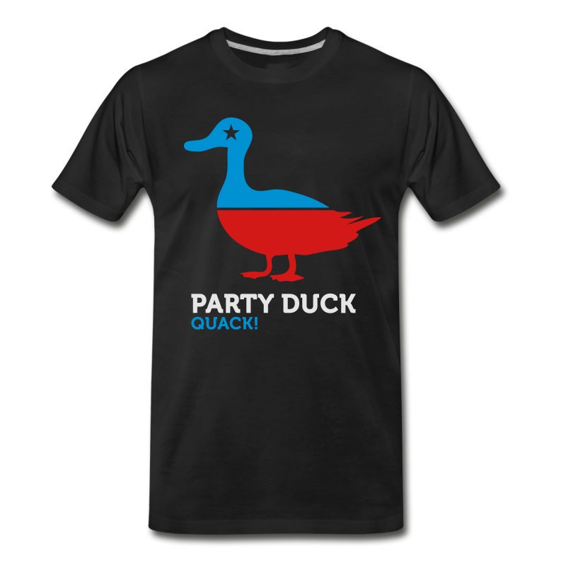 Men's Political Party Animals: Duck T-Shirt