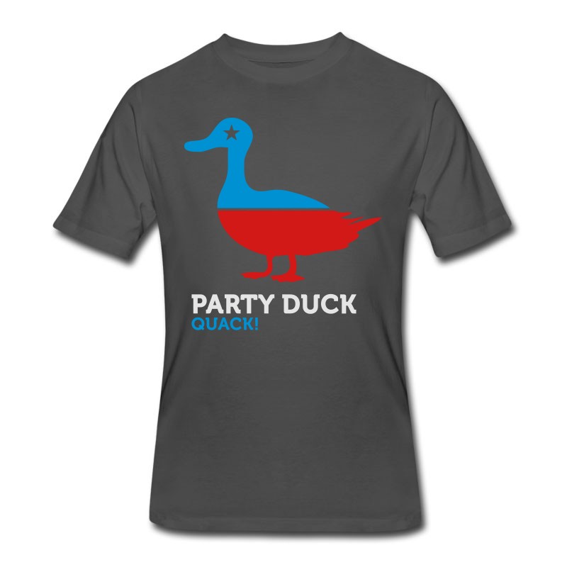 Men's Political Party Animals: Duck T-Shirt