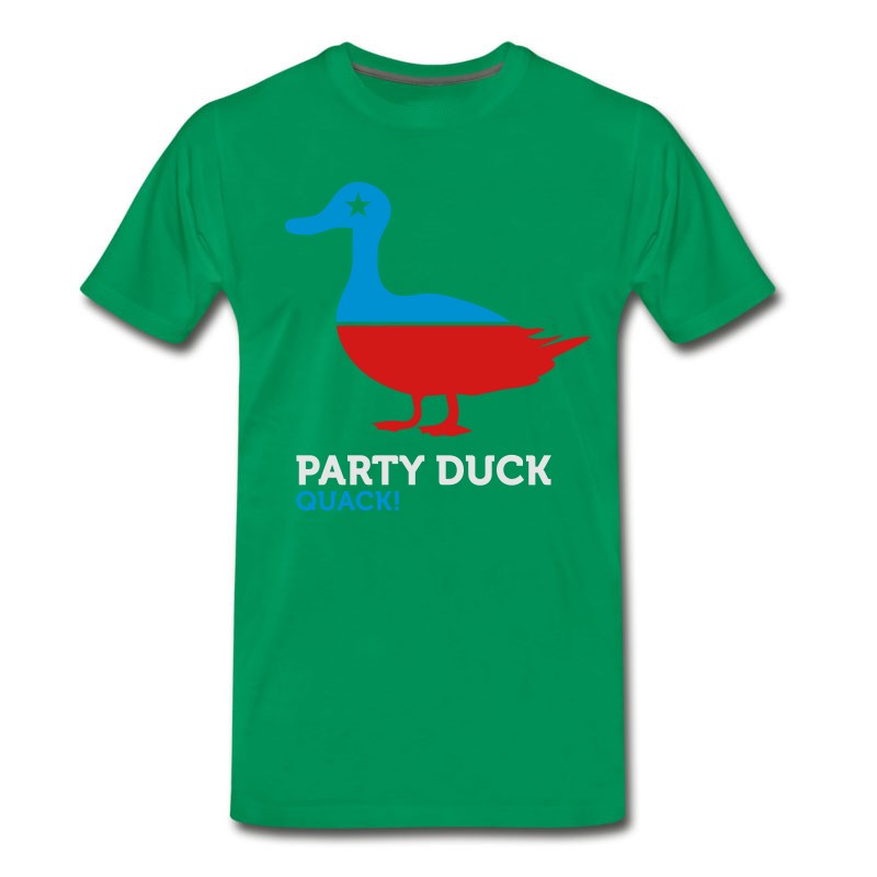 Men's Political Party Animals: Duck T-Shirt