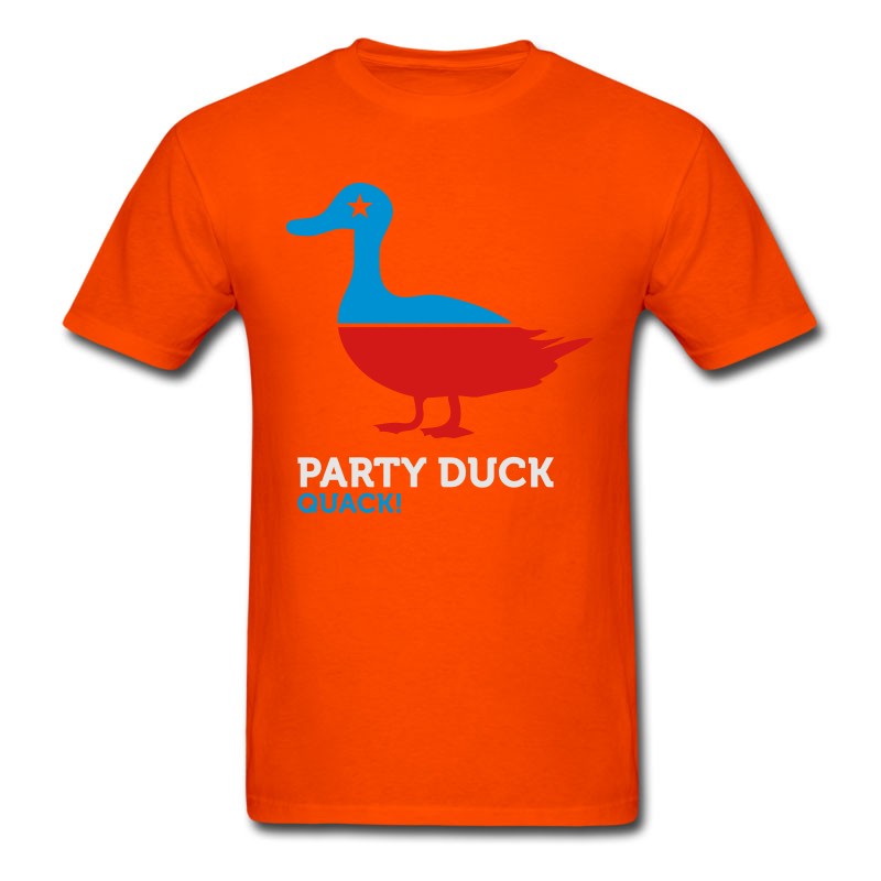 Men's Political Party Animals: Duck T-Shirt