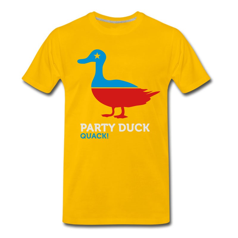 Men's Political Party Animals: Duck T-Shirt