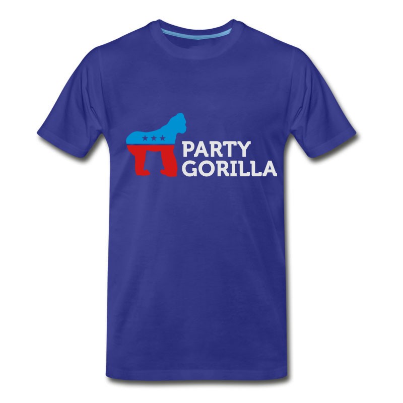 Men's Political Party Animals: Gorilla T-Shirt