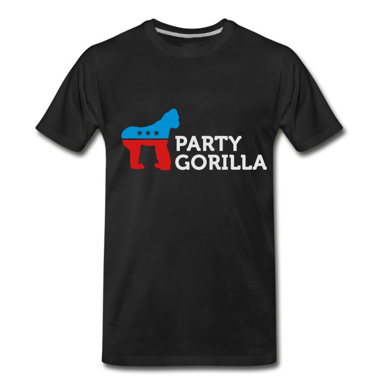 Men's Political Party Animals: Gorilla T-Shirt