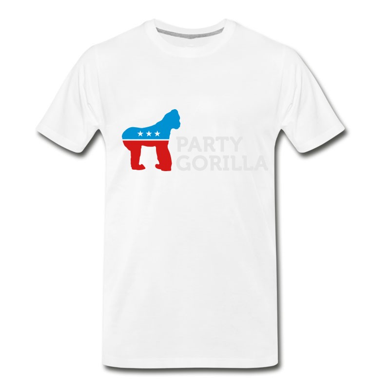 Men's Political Party Animals: Gorilla T-Shirt