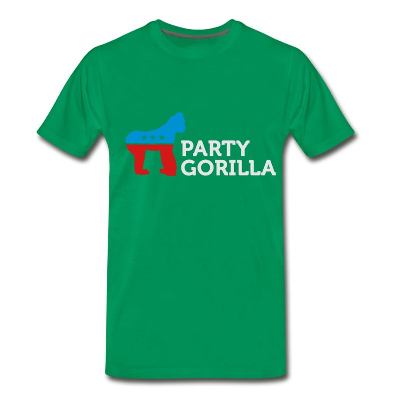 Men's Political Party Animals: Gorilla T-Shirt