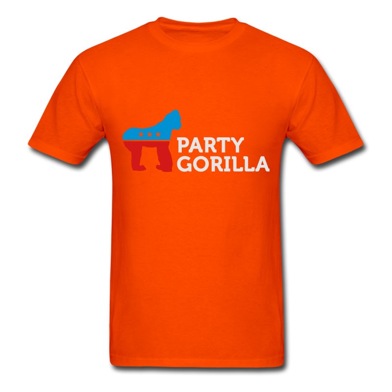 Men's Political Party Animals: Gorilla T-Shirt