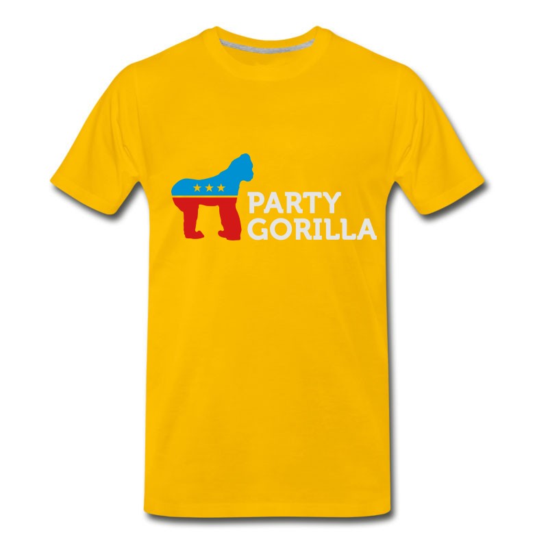 Men's Political Party Animals: Gorilla T-Shirt