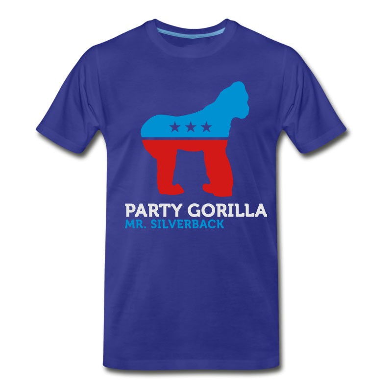 Men's Political Party Animals: Gorilla T-Shirt