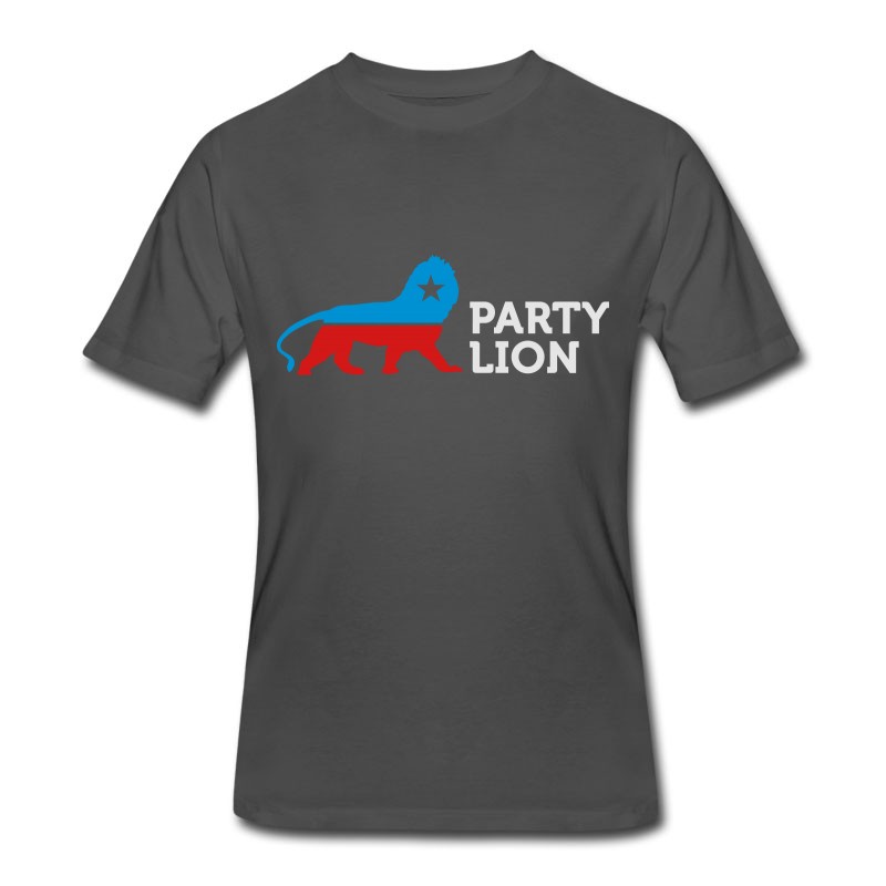 Men's Political Party Animals: Lion T-Shirt