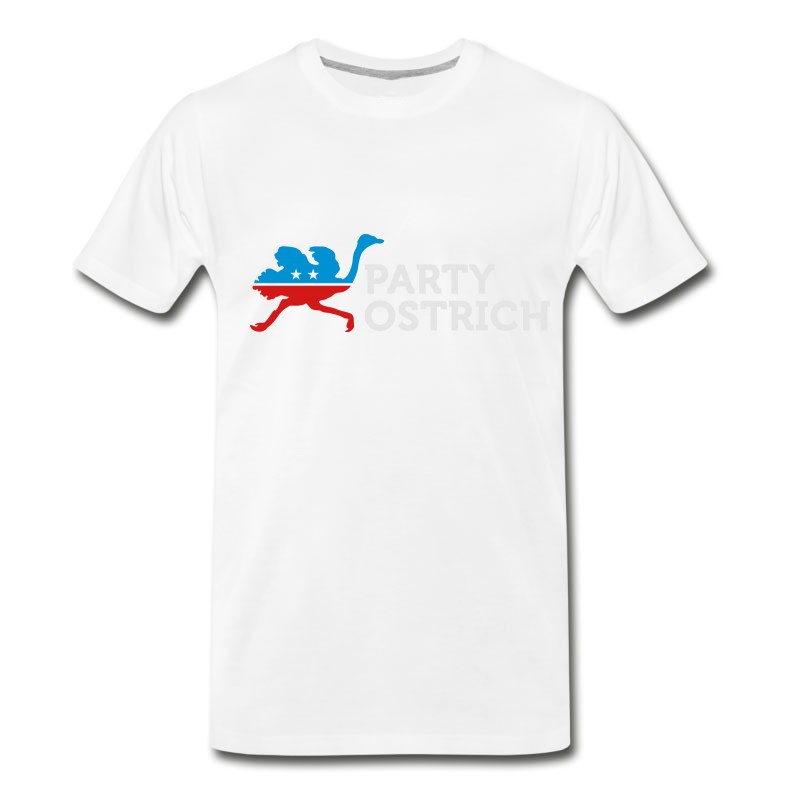 Men's Political Party Animals: Ostrich T-Shirt