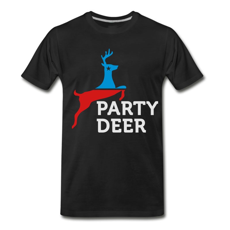 Men's Political Party Animals: Reindeer T-Shirt