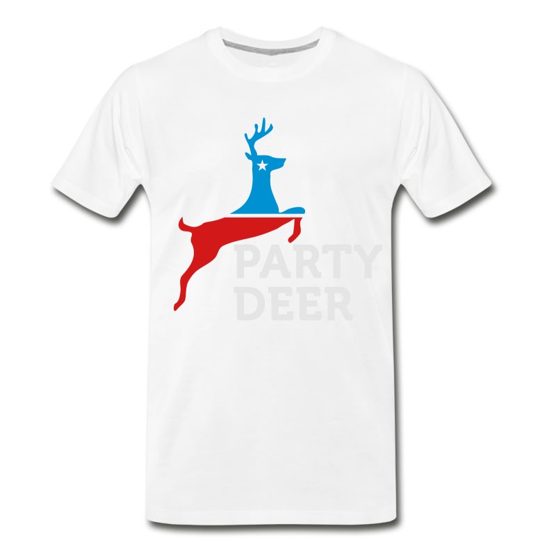 Men's Political Party Animals: Reindeer T-Shirt