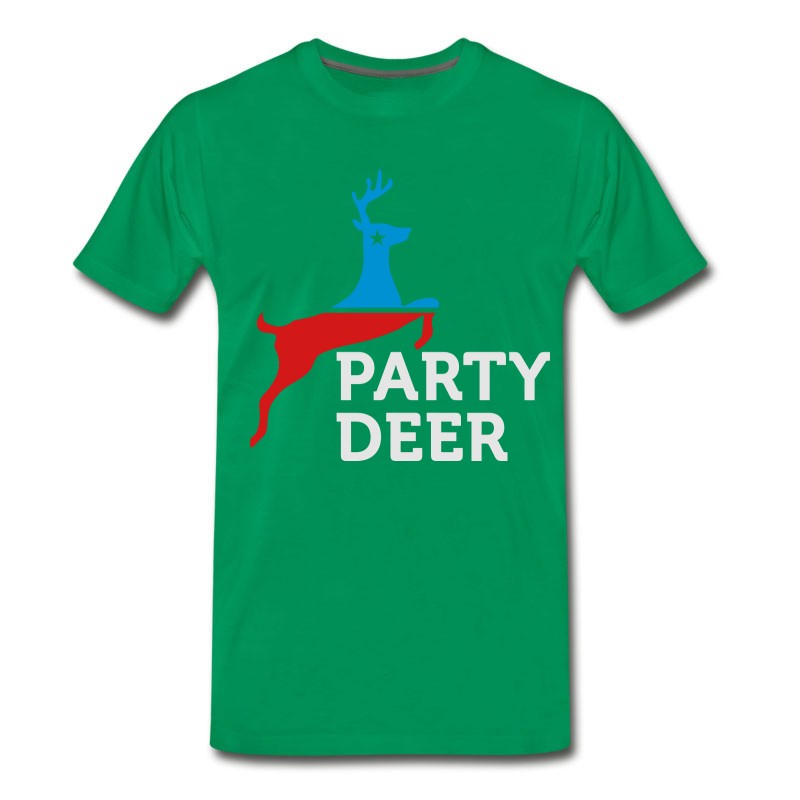 Men's Political Party Animals: Reindeer T-Shirt