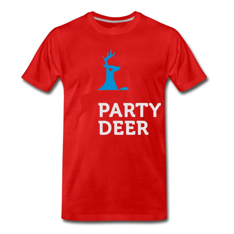 Men's Political Party Animals: Reindeer T-Shirt