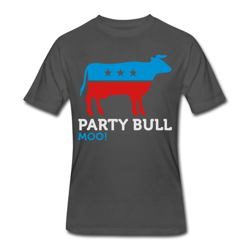 Men's Political Party Animals: Taurus T-Shirt