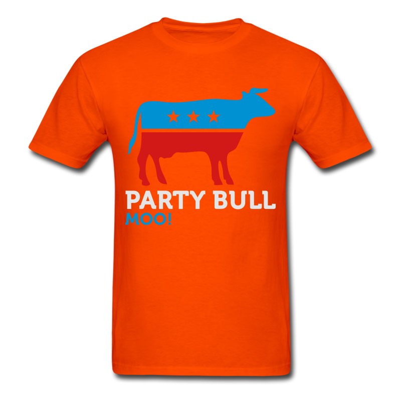 Men's Political Party Animals: Taurus T-Shirt