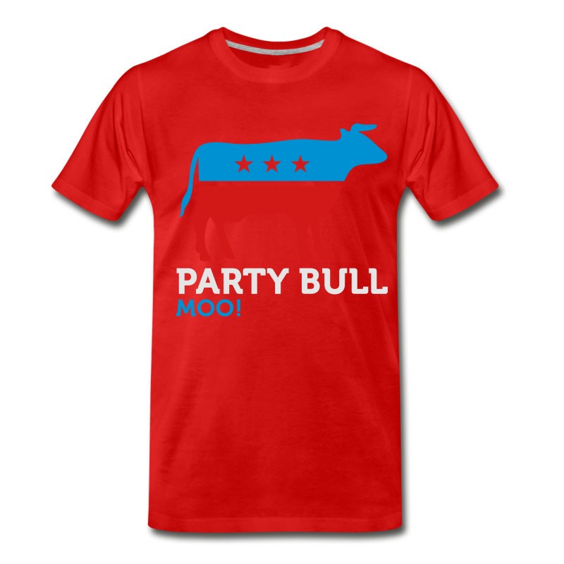 Men's Political Party Animals: Taurus T-Shirt