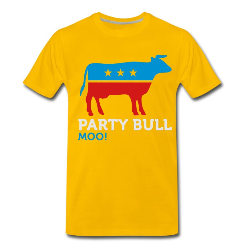 Men's Political Party Animals: Taurus T-Shirt