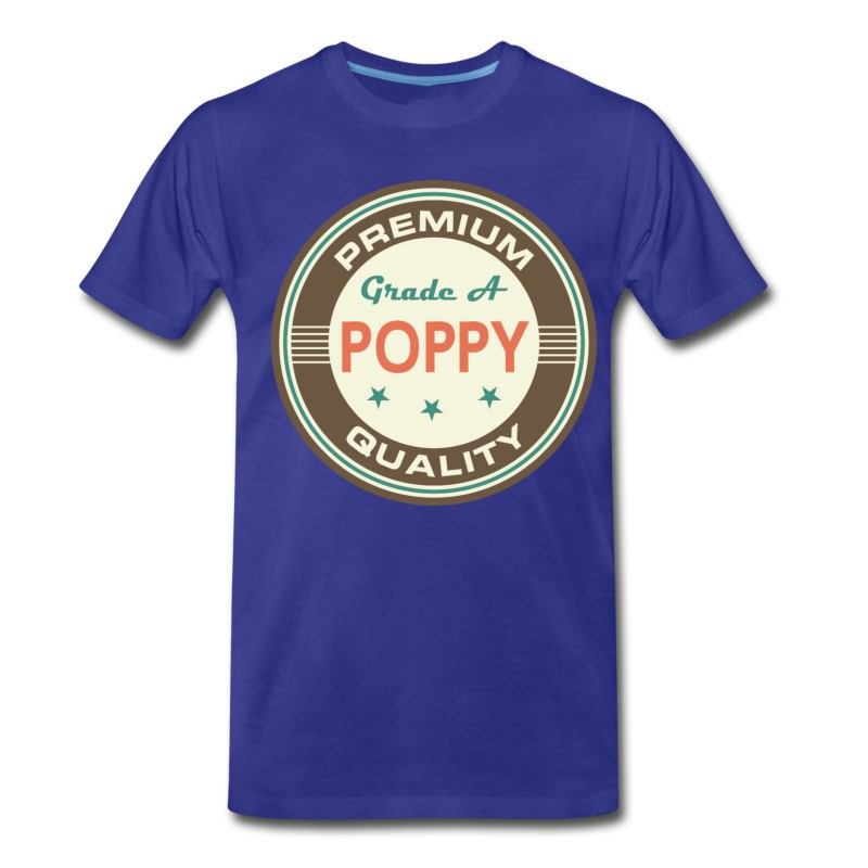 Men's Poppy Grandpa Gift For Grandfather T-Shirt