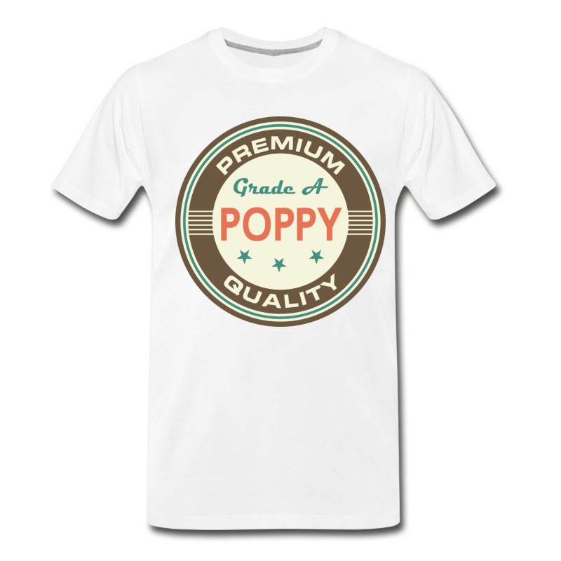 Men's Poppy Grandpa Gift For Grandfather T-Shirt