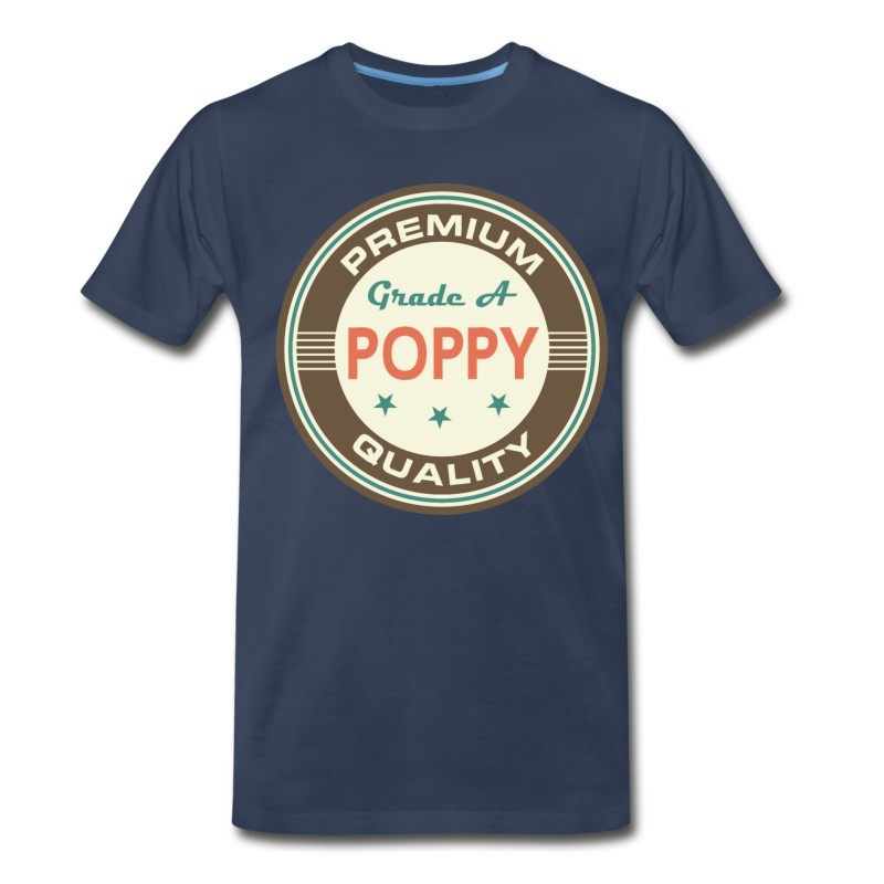 Men's Poppy Grandpa Gift For Grandfather T-Shirt