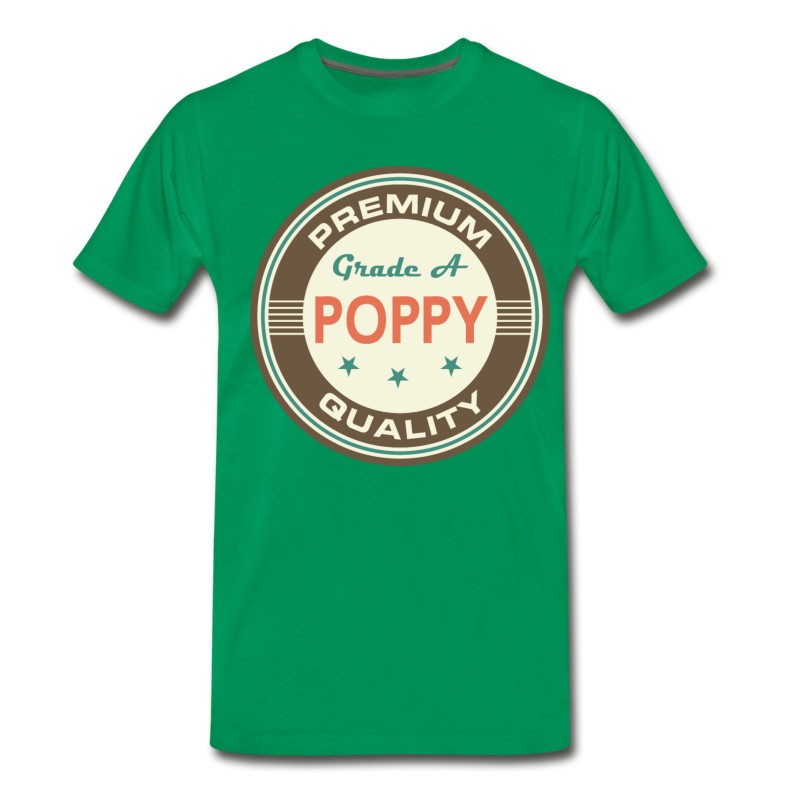 Men's Poppy Grandpa Gift For Grandfather T-Shirt