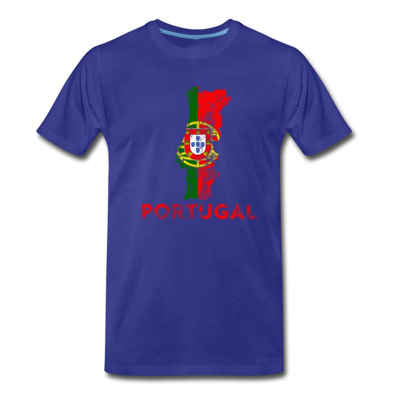 Men's Portugal Soccer Jersey Shirt Flag T-Shirt